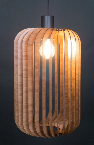Mid-Century Wooden Pendant Light, Nordic Ceiling Fixture