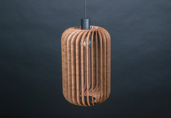 Mid-Century Wooden Pendant Light, Nordic Ceiling Fixture