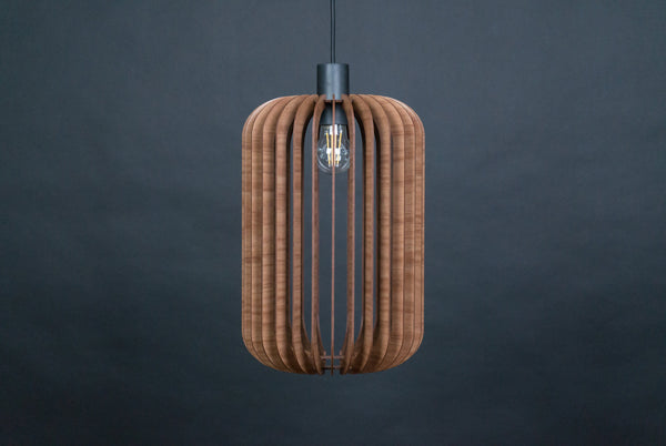 Wooden Ceiling Pendant Light, Mid-Century Modern Fixture