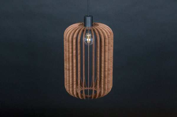 Wood Pendant Light, Modern Fixture