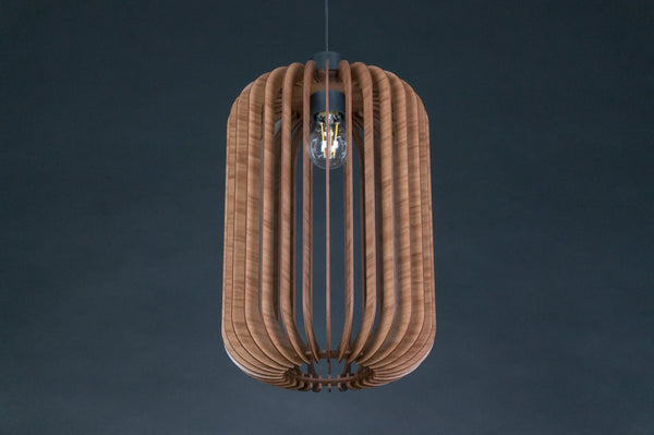Wooden Ceiling Pendant Light, Mid-Century Modern Fixture