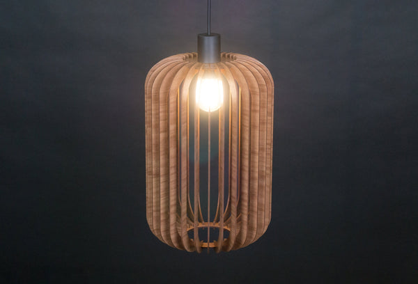 Wooden Ceiling Pendant Light, Mid-Century Modern Fixture