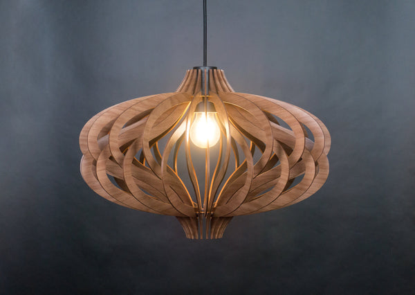 Wood Chandelier, Modern Kitchen Island Hanging Fixture