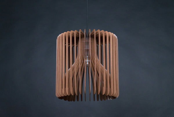 Wooden Pendant Light, Scandinavian Ceiling Fixture