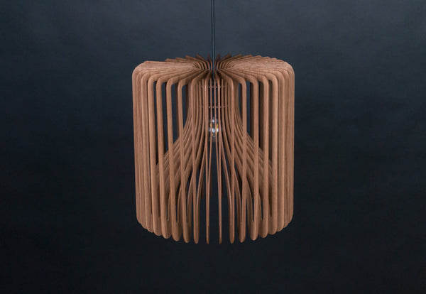 Wooden Pendant Light, Scandinavian Ceiling Fixture