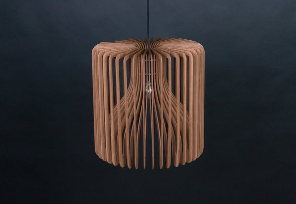 Wooden Pendant Lamp, Cozy Reading Nook Light