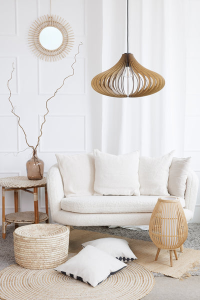 Wooden Ceiling Light, Scandinavian Hanging Dining Lamp
