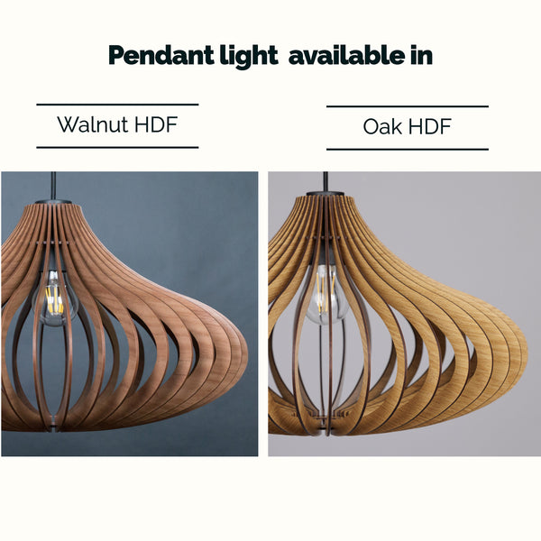 Wooden Chandelier, Scandinavian Kitchen Ceiling Fixture