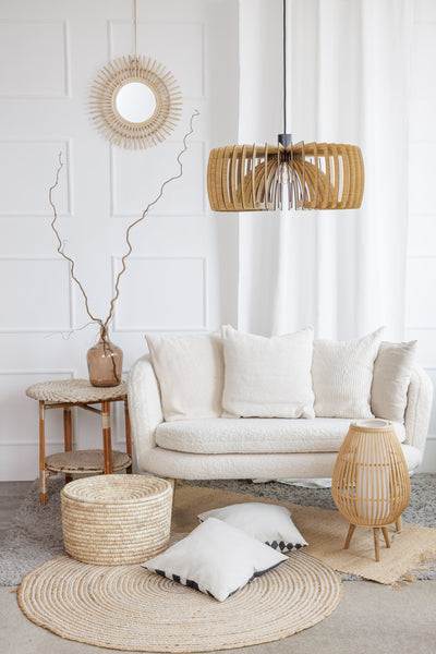 Wooden Ceiling Light, Mid-Century Modern Chandelier