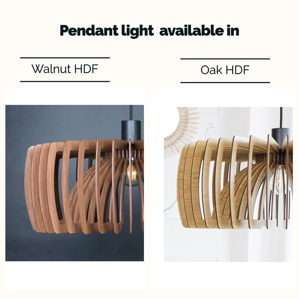 Wooden Ceiling Light, Geometric Chandelier