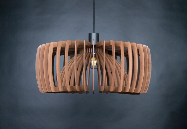 Wooden Ceiling Lamp, Geometric Chandelier Pendant Light