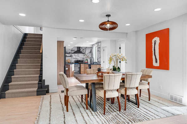 Wood Pendant Light, Modern Dining Chandelier